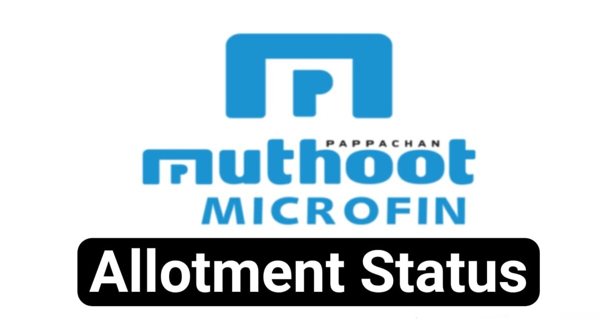 Muthoot Microfin IPO allotment