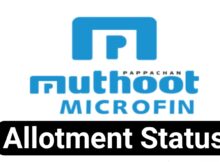 Muthoot Microfin IPO allotment
